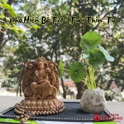 Bộ Tượng Phật Bản Mệnh Đặt Ô Tô Gỗ Bách Xanh Cao Cấp - Ảnh 9