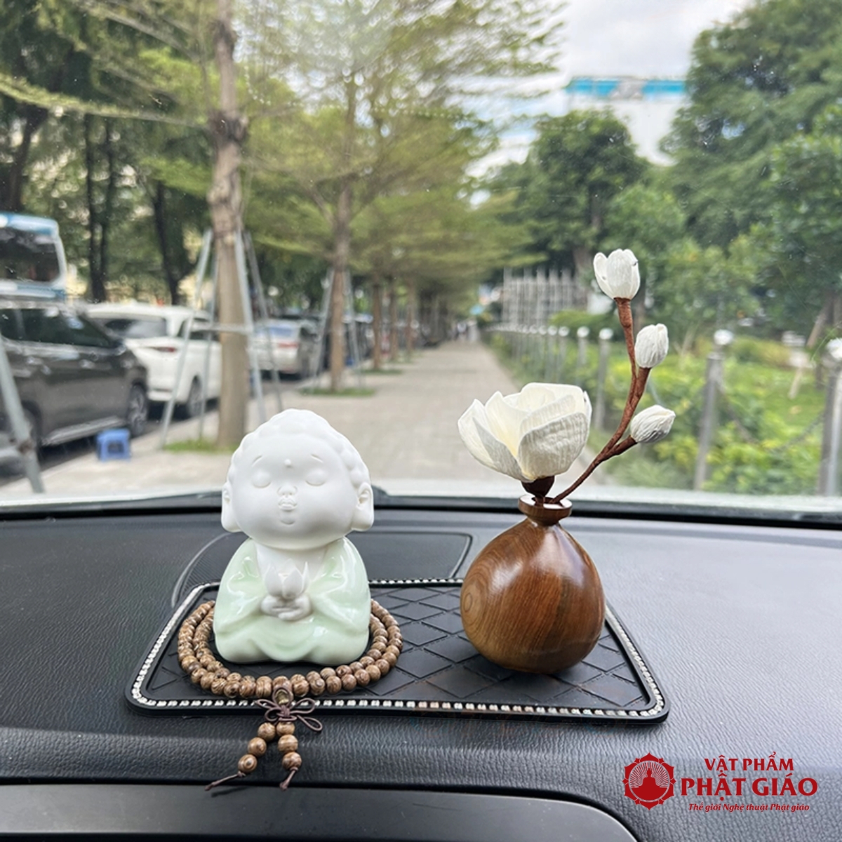 Chú Tiểu Chipi Sứ Xanh Cao Cấp Để Ô Tô 14 Chú Tiểu Chipi Sứ Xanh Cao Cấp Để Ô Tô - Ảnh 14