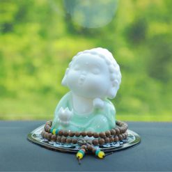 Chú Tiểu Chipi Sứ Xanh Cao Cấp Để Ô Tô