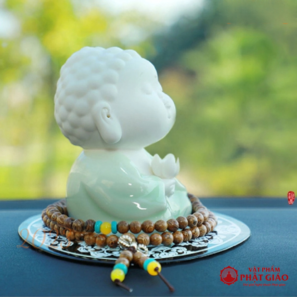 Chú Tiểu Chipi Sứ Xanh Cao Cấp Để Ô Tô 7 Chú Tiểu Chipi Sứ Xanh Cao Cấp Để Ô Tô - Ảnh 7