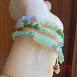 Chuỗi Vòng Ngọc Hòa Điền Đa Bảo Mix Charm Lu Thống - Ảnh 2