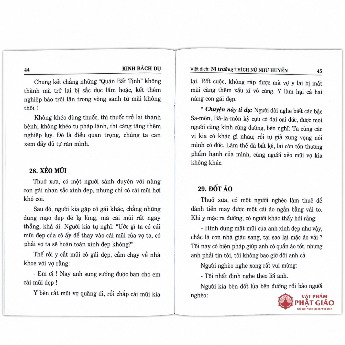 Kinh Bách Dụ - Thích Nữ Như Huyền (NXB Tôn Giáo, Bìa Mềm) 4 Kinh Bách Dụ - Thích Nữ Như Huyền (NXB Tôn Giáo, Bìa Mềm) - Ảnh 4