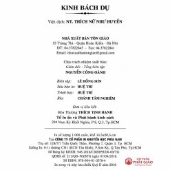 Kinh Bách Dụ - Thích Nữ Như Huyền (NXB Tôn Giáo, Bìa Mềm) 9 Kinh Bách Dụ - Thích Nữ Như Huyền (NXB Tôn Giáo, Bìa Mềm) - Ảnh 2