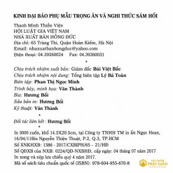 Kinh Đại Báo Phụ Mẫu Trọng Ân và Nghi Thức Sám Hối - Thích Thanh Minh, Thanh Minh Thiền Viện (NXB Hồng Đức, Bìa Cứng) - Ảnh 3