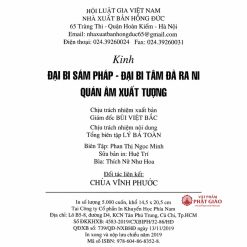 Kinh Đại Bi Sám Pháp - Đại Bi Tâm Đà Ra Ni - HT. Giác Hải, HT. Thích Thiền Tâm, HT. Thích Đức Niệm (NXB Hồng Đức, Bìa Mềm) - Ảnh 2