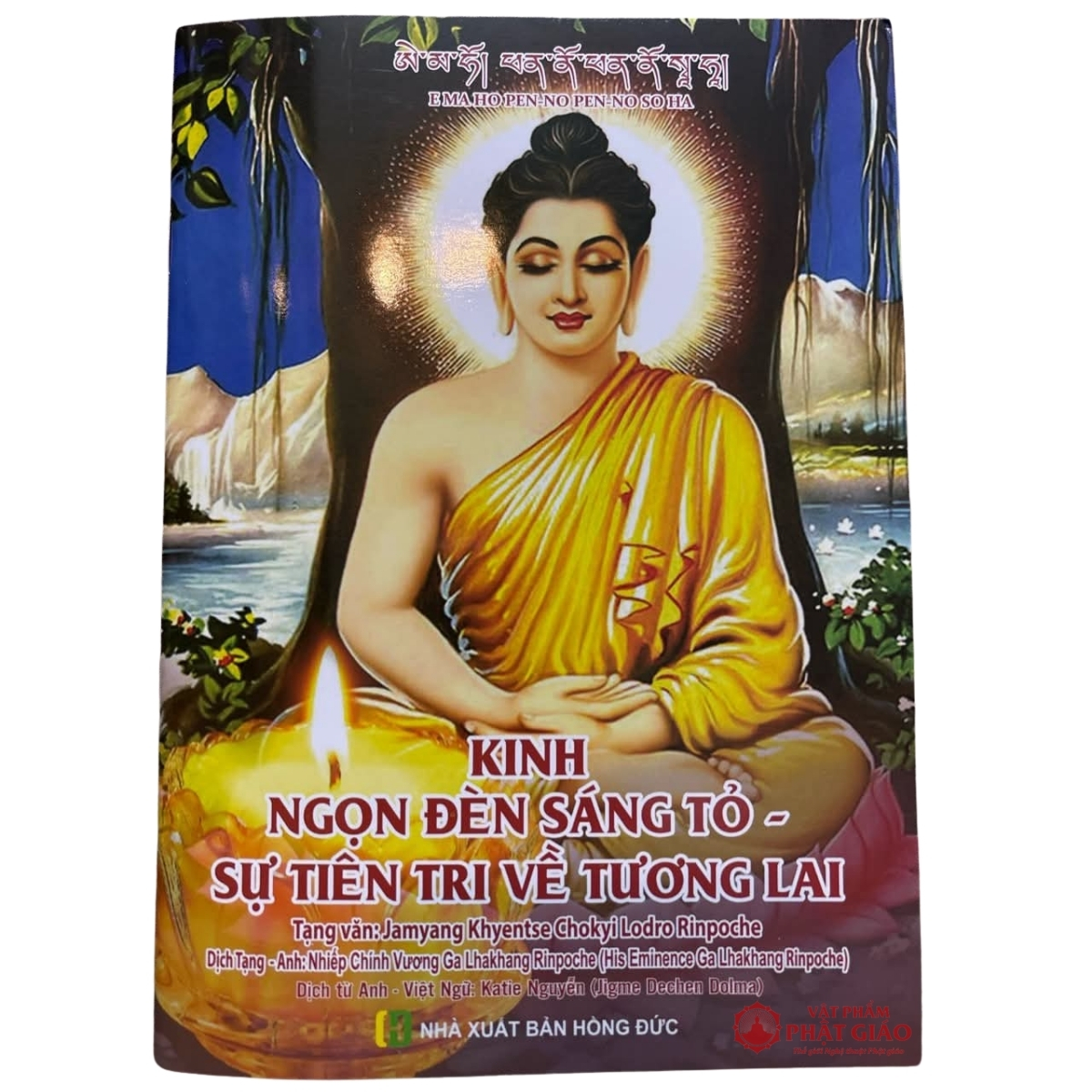 Kinh Ngọn Đèn Sáng Tỏ - Sự Tiên Tri Về Tương Lai - Jigme Dechen Dolma (NXB Hồng Đức, Bìa Mềm)