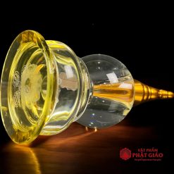 Tháp Xá Lợi Đế Tám Cát Tường Thủy Tinh Có Đế LED, Cao 23cm 22 Tháp Xá Lợi Đế Tám Cát Tường Thủy Tinh Có Đế LED, Cao 23cm - Ảnh 10