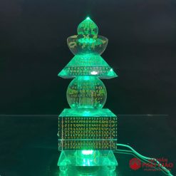 Tháp Xá Lợi Khắc Tâm Kinh Thủy Tinh Trong Suốt, Cao 28cm 17 Tháp Xá Lợi Khắc Tâm Kinh Thủy Tinh Trong Suốt, Cao 28cm - Ảnh 7