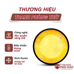 Tranh Trúc Chỉ In Tròn Mẫu Trăng Vàng TC578 10 Tranh Trúc Chỉ In Tròn Mẫu Trăng Vàng TC578 - Ảnh 3