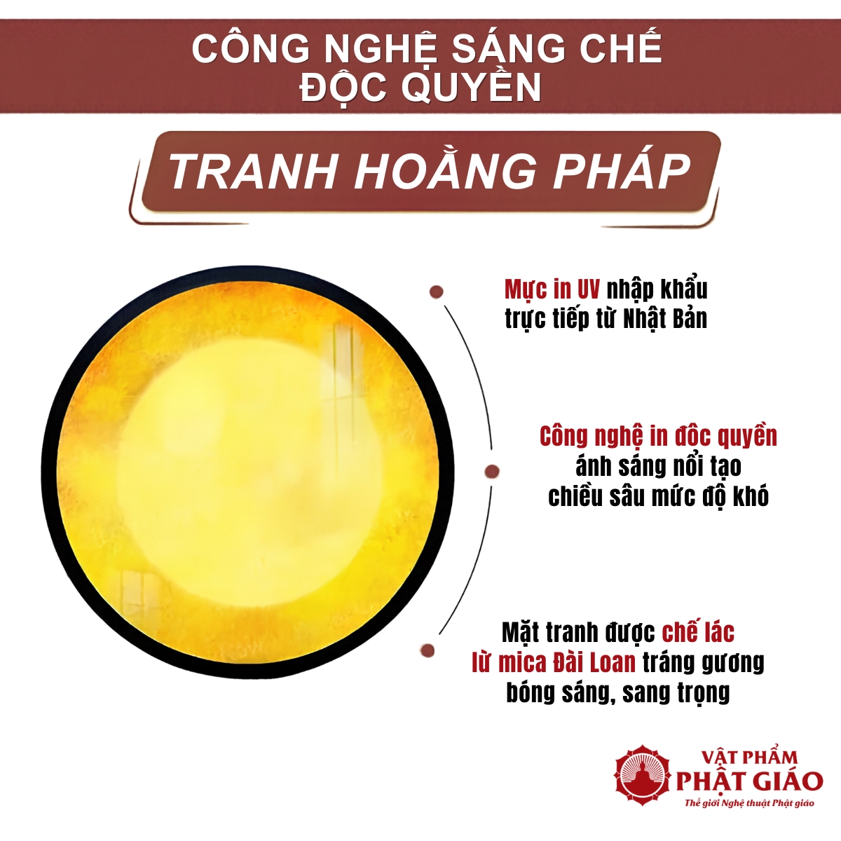 Tranh Trúc Chỉ In Tròn Mẫu Trăng Vàng TC578 4 Tranh Trúc Chỉ In Tròn Mẫu Trăng Vàng TC578 - Ảnh 4
