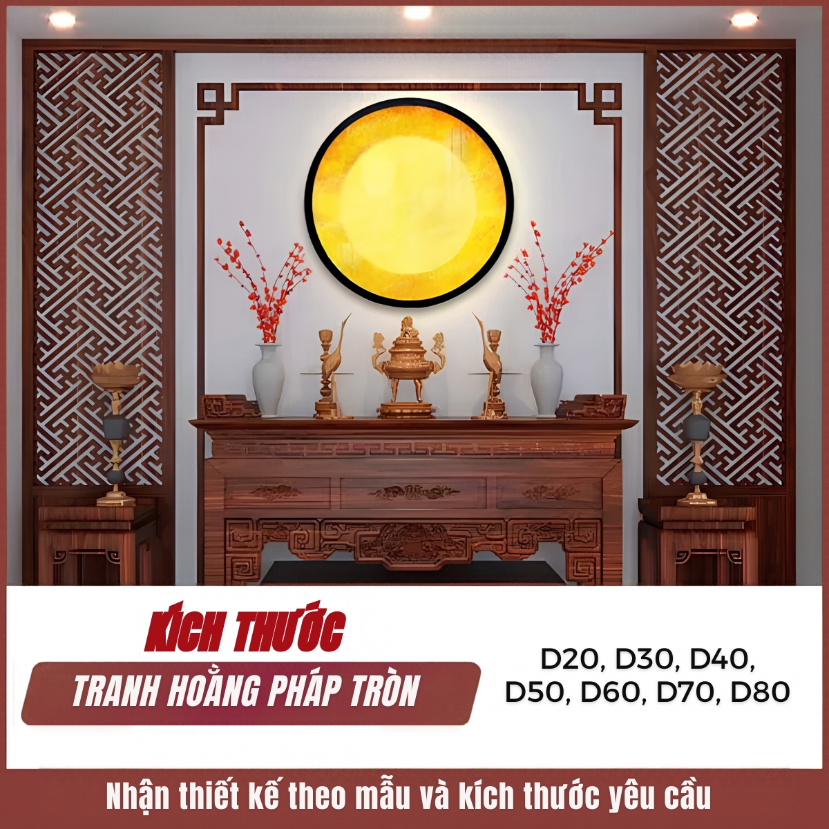 Tranh Trúc Chỉ In Tròn Mẫu Trăng Vàng TC578 8 Tranh Trúc Chỉ In Tròn Mẫu Trăng Vàng TC578 - Ảnh 8