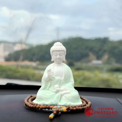 Tượng Phật A Di Đà Sứ Để Taplo Ô Tô 9 Tượng Phật A Di Đà Sứ Để Taplo Ô Tô - Ảnh 2
