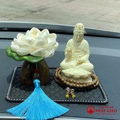 Tượng Phật Bà Quan Âm Để Ô Tô Bằng Ngọc Ngà 15 Tượng Phật Bà Quan Âm Để Ô Tô Bằng Ngọc Ngà - Ảnh 6