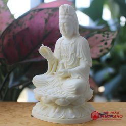 Tượng Phật Bà Quan Âm Để Ô Tô Bằng Ngọc Ngà 17 Tượng Phật Bà Quan Âm Để Ô Tô Bằng Ngọc Ngà - Ảnh 8