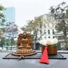 Tượng Phật Bản Mệnh Trang Trí Ô Tô Theo Gỗ Bách Xanh Cao Cấp, Cao 12cm