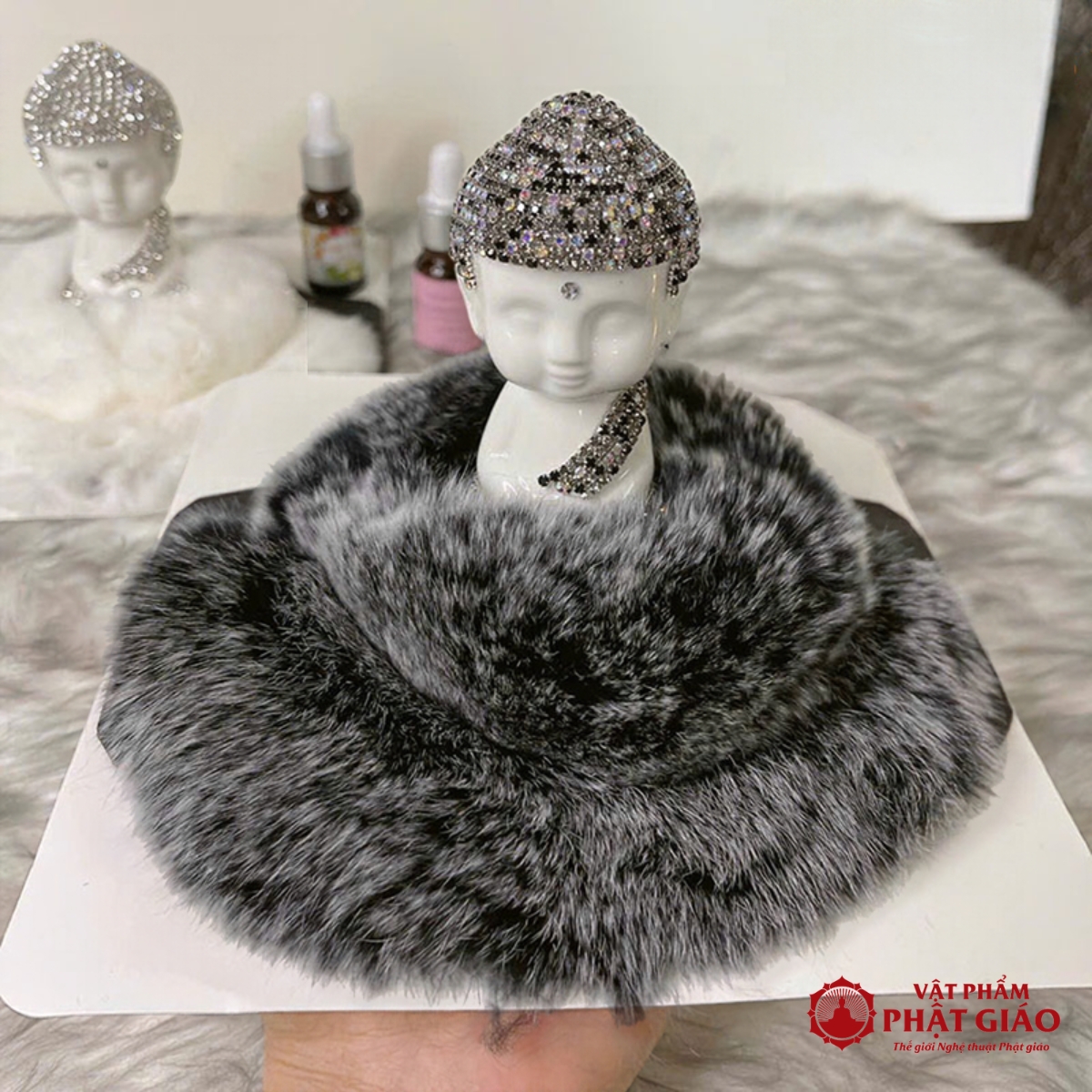 Tượng Phật Thích Ca Đính Đá Đế Lông Cao Cấp Sang Trọng 6 Tượng Phật Thích Ca Đính Đá Đế Lông Cao Cấp Sang Trọng - Ảnh 6