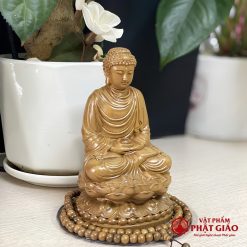 Tượng Phật Thích Ca Mâu Ni Gỗ Bách Xanh Để Ô Tô 11 Tượng Phật Thích Ca Mâu Ni Gỗ Bách Xanh Để Ô Tô - Ảnh 3
