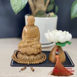 Tượng Phật Thích Ca Mâu Ni Gỗ Bách Xanh Để Ô Tô 16 Tượng Phật Thích Ca Mâu Ni Gỗ Bách Xanh Để Ô Tô - Ảnh 8